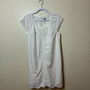 Old Navy White Eyelet Mini Dress – Size M Women’s Casual Summer Dress